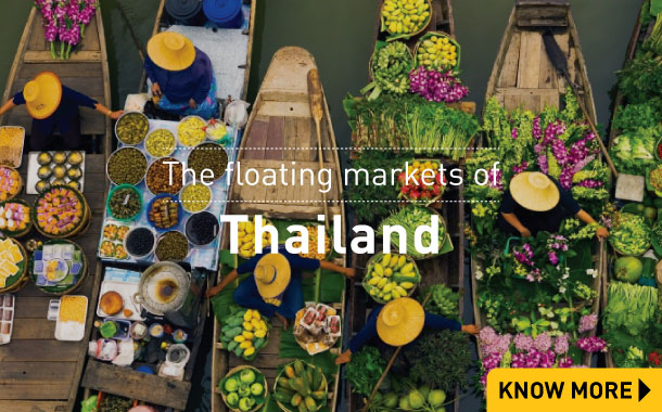 The Floating Market of Thailand