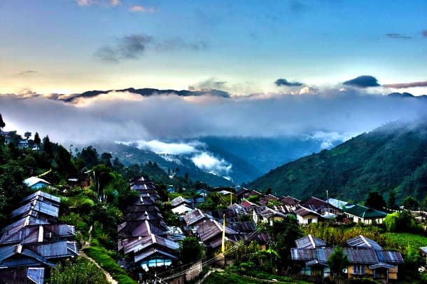 Beautiful landscape of Arunachal Pradesh