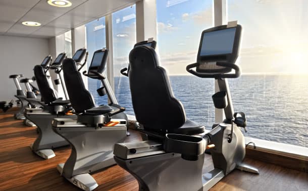 Workout Area in a Cruise Ship