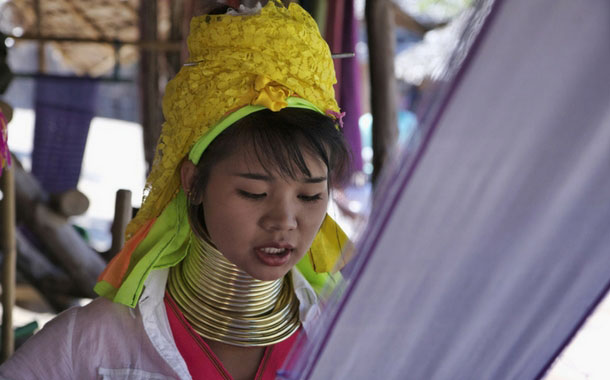 Karen Long Neck tribe village near Chiang Mai