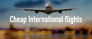 Cheap international flight deals tickets