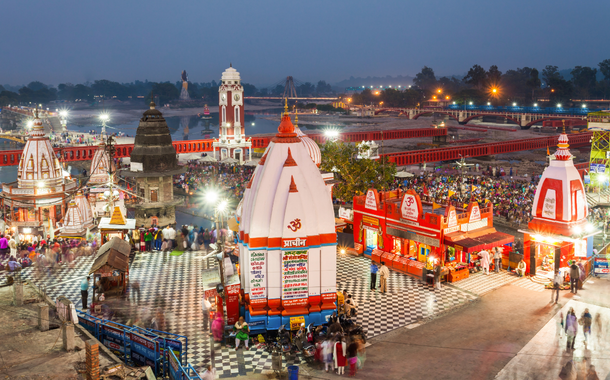 DAY 01_ Arrival in Delhi, Transfer to Haridwar &amp; Ganga Aarti