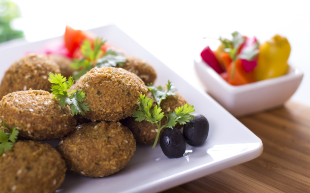 Falafel is a traditional Middle Eastern deep-fried ball