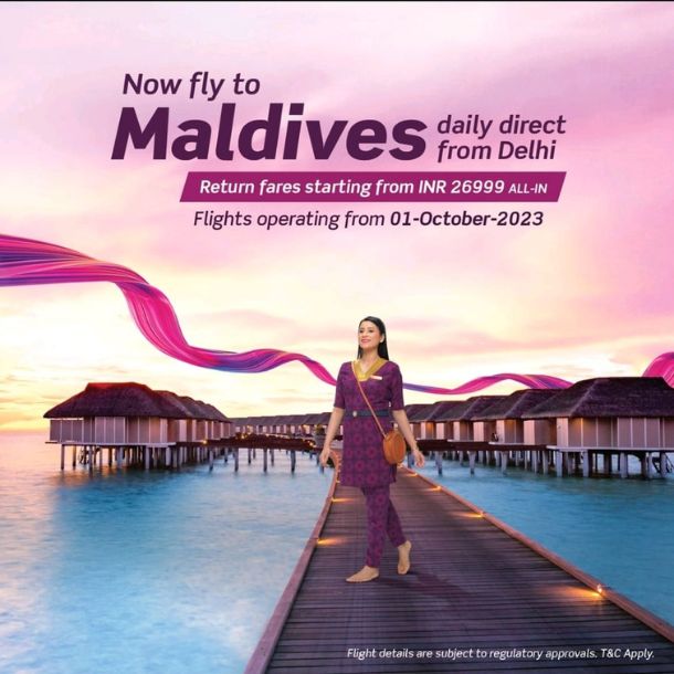 Fly to Maldives with Vistara