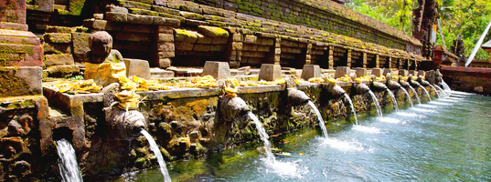 Holy springs of Tirta Empul temple