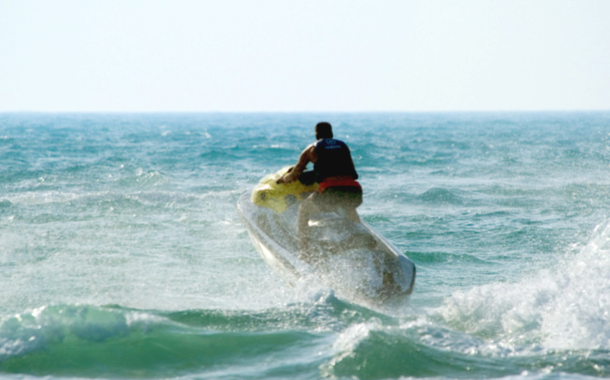 Jetski fun at Jumeira beach, Dubai