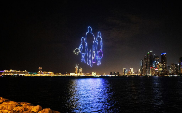 Laser show events at Dubai Shopping Festival