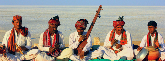 Musicians at Rann of Kutch