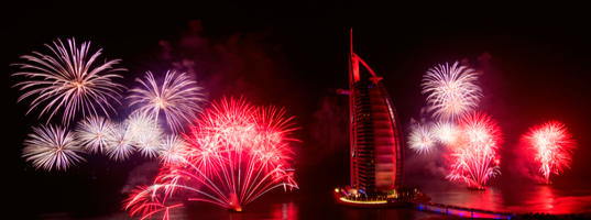New Year at Burj Al Arab