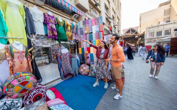 People exploring at Dubai Shopping Festival