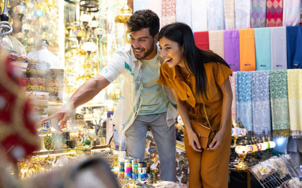 People exploring at Dubai Shopping Festival