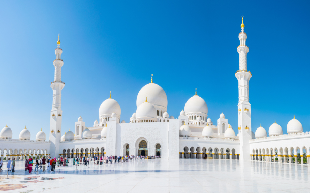 Sheikh Zayed Mosque in Abu Dhabi