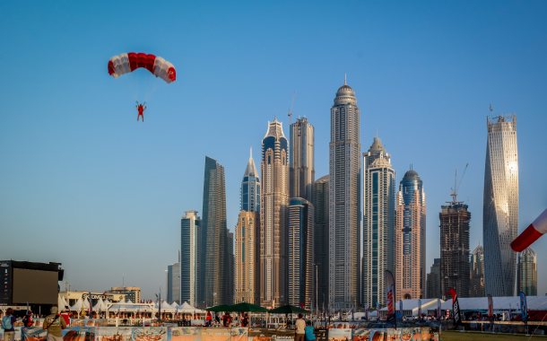 Skydiving in Dubai