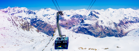 Cable Car to Diavolezza St.Moritz Switzerland
