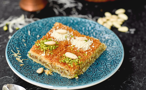 Traditional arabian sweet Kanafeh