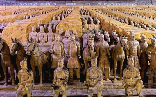 The world famous Terracotta Army, Xi'an