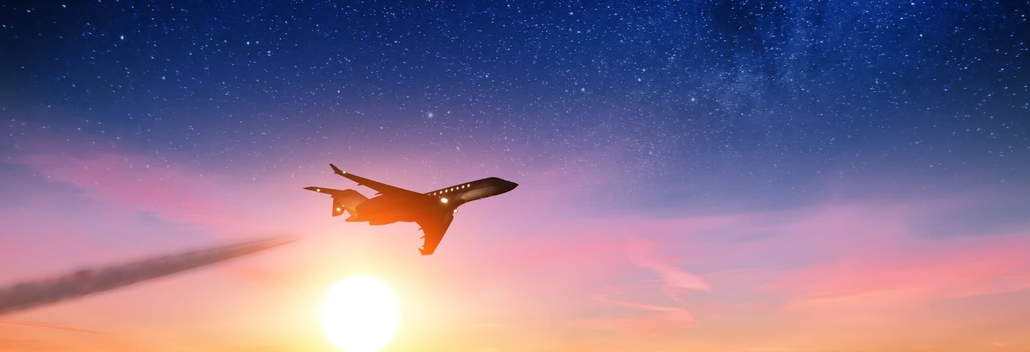 Airplanes in the Night Sky are like Shooting Stars