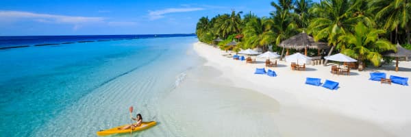 Kurumba beach kayaking