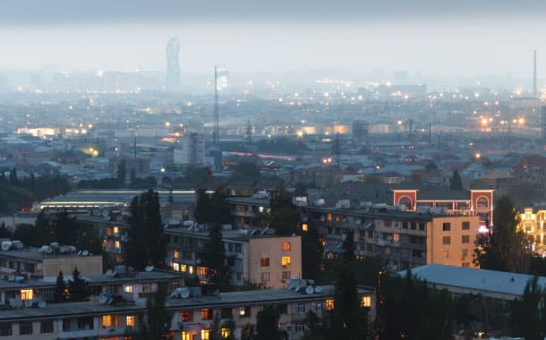 Baku is also called the "CIty of the Wind"