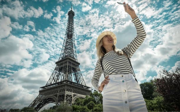 Eiffel Tower in Paris, France