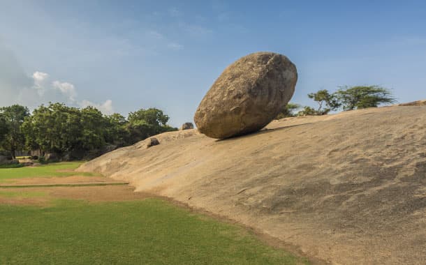 Krishna's Butterball, Mahabalipuram