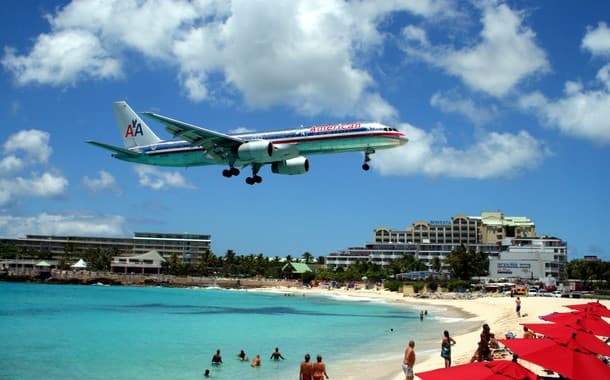 Maho Beach, Saint Marin