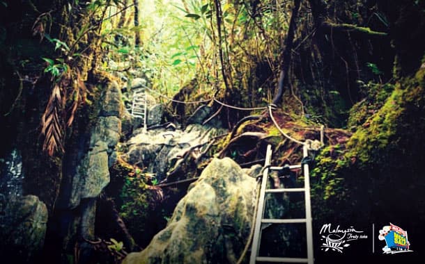 Under ground cave passages in Gunung Mulu National Park