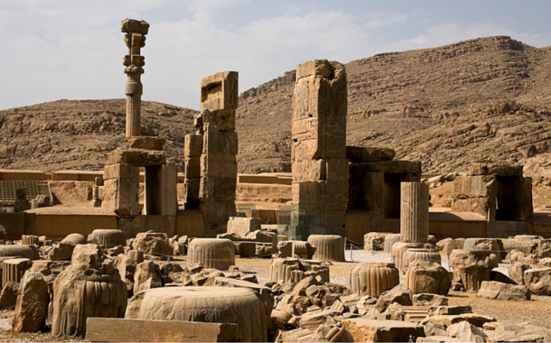 The ruins of Persepolis