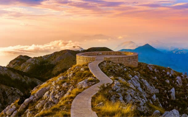 View from the top, Montenegro