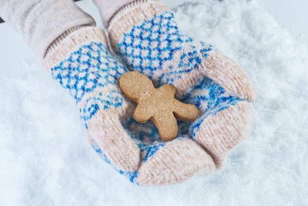 Woollen gloves