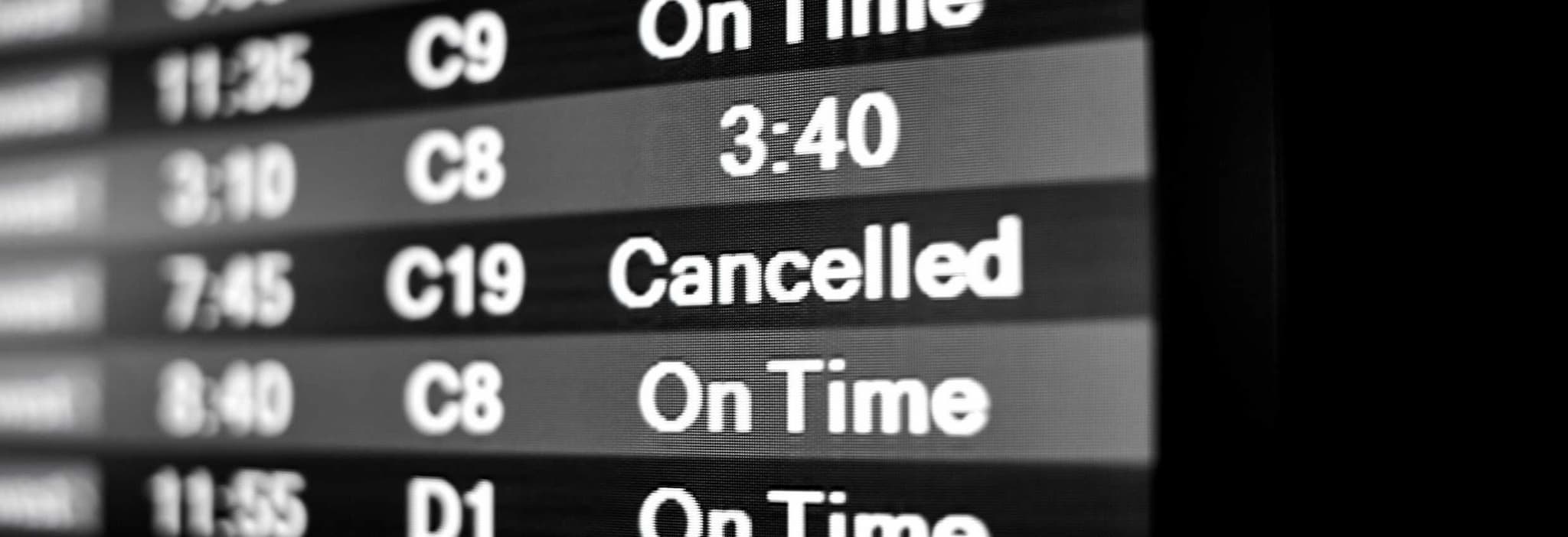 Avoid the flight cancellation trauma