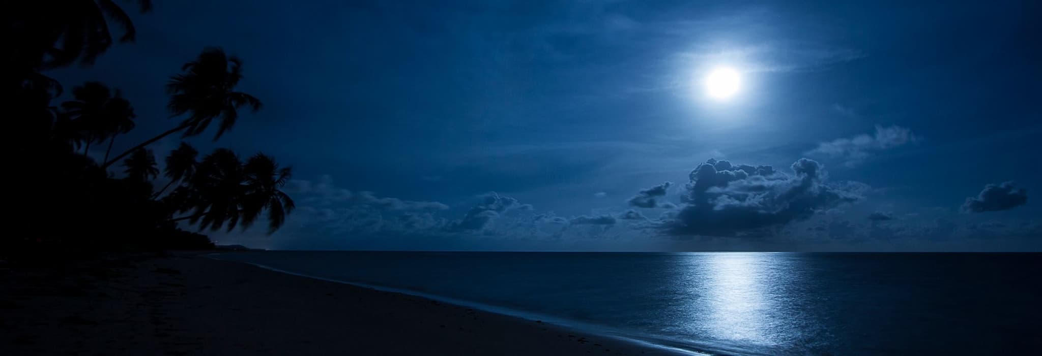 Capture the beauty of moon-lit sky