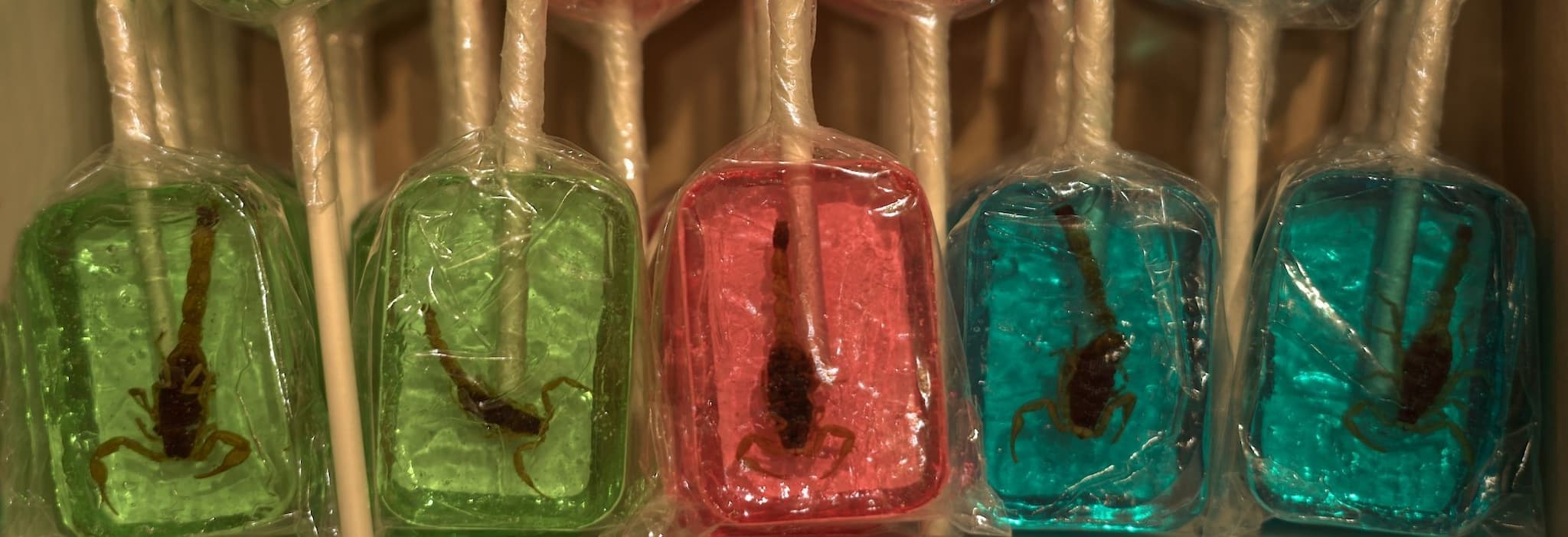 Scorpion Lollipops