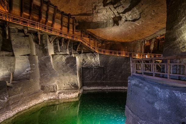 An underground lake