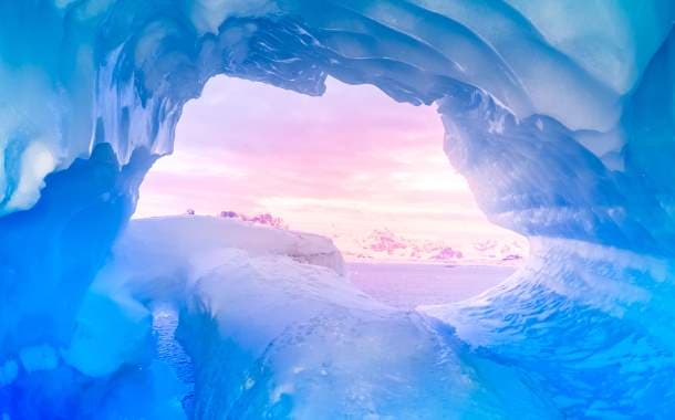 Blue Ice Cave, Antarctica