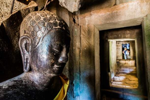 Buddha statue, Angkor Wat Temple