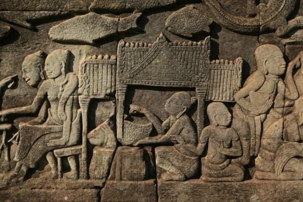 Carvings, Angkor Wat