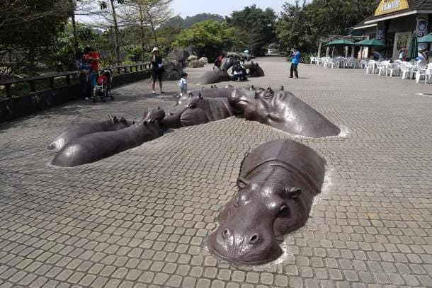 Hippo sculpture, Taiwan