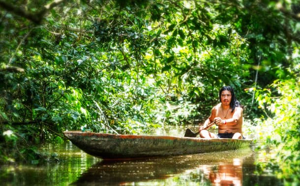 Indigenous Man, Amazon Jungle