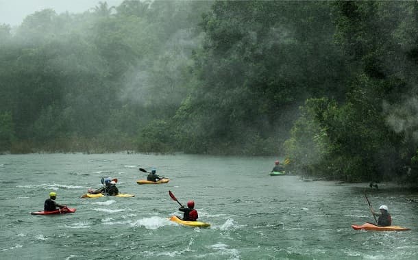 kayaking in kerala
