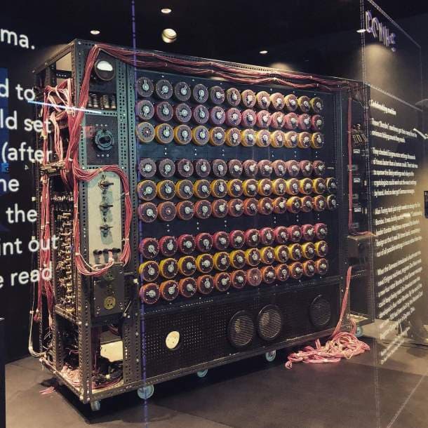 Machine that cracked the Enigma code during World War II