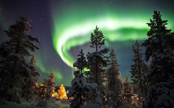 Northern lights, Lapland
