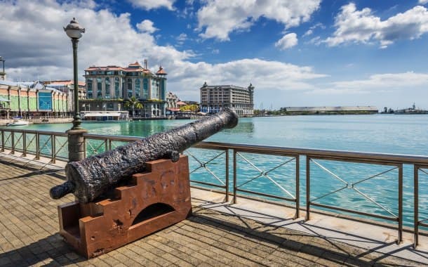 Old cannon, Mauritius