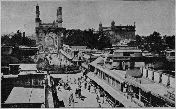 Old photo of Charminar, Hyderabad