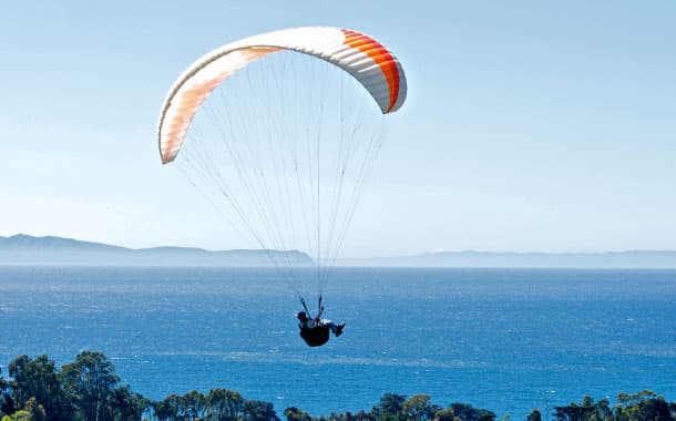 Paragliding, Santa Barbara