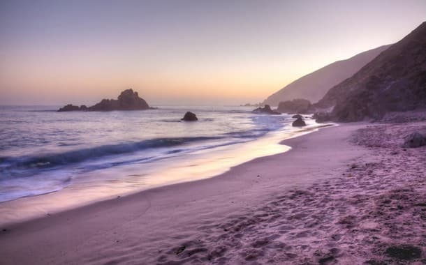 Pfeiffer Purple Sand Beach located in California