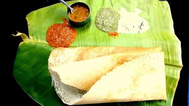 Tasty veg meals at Sarvanna Bhavan