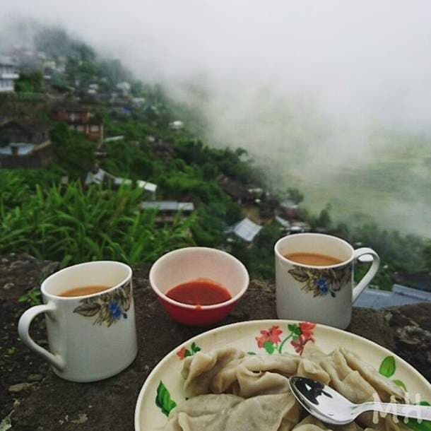 Tea and momos, Nagaland