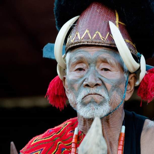 Tribal man, Nagaland