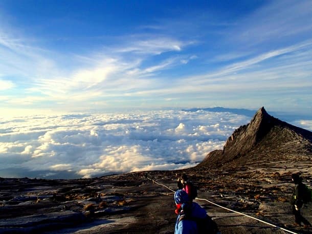 Walk in the clouds at Mt Kinabalu